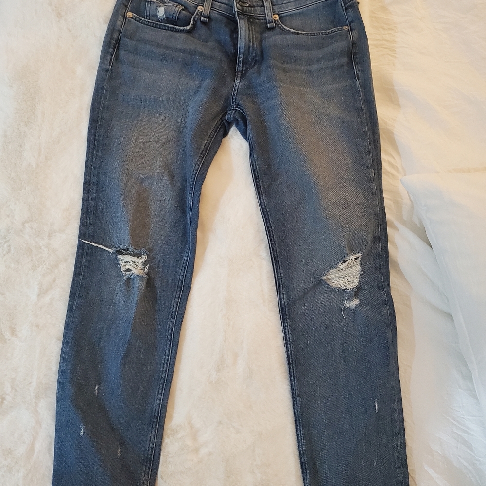 COPY - Rag and Bone New York, Dre Low-Rise Slim Boyfriend Jean.Ladies size 27